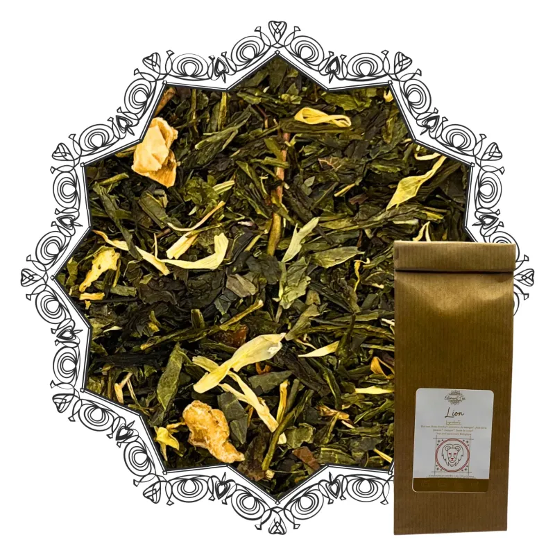 Thé Lion Mangue | Sencha, mangue & fruit de la passion