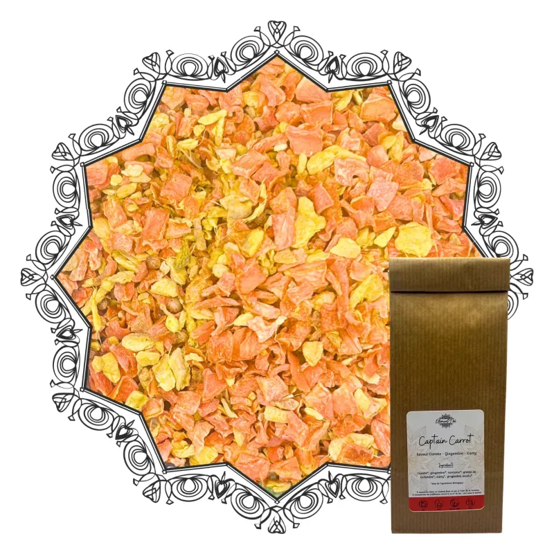 Infusion Carotte Curcuma – Captain Carrot | Épices Feu