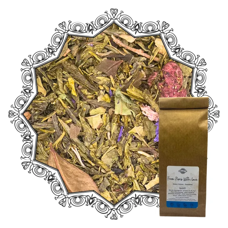 Thé Framboise Violette | Pai Mu Tan, Sencha & White Monkey