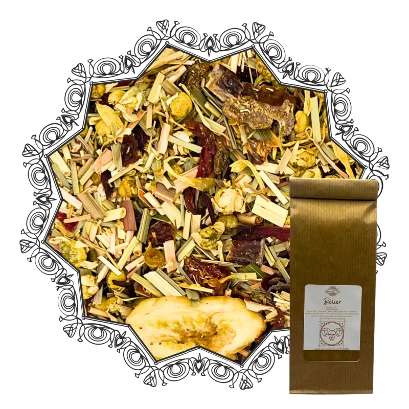 Infusion Bélier Banane | Citronnelle, hibiscus & camomille